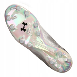 Under Armour Magnetico Pro Fg M 3000 111-100 jalkapallokengät valkoinen harmaa 2