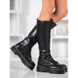 Seastar Pitsitossut eko-nahkaa musta 1