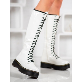 Seastar Pitsitossut eko-nahkaa valkoinen 1