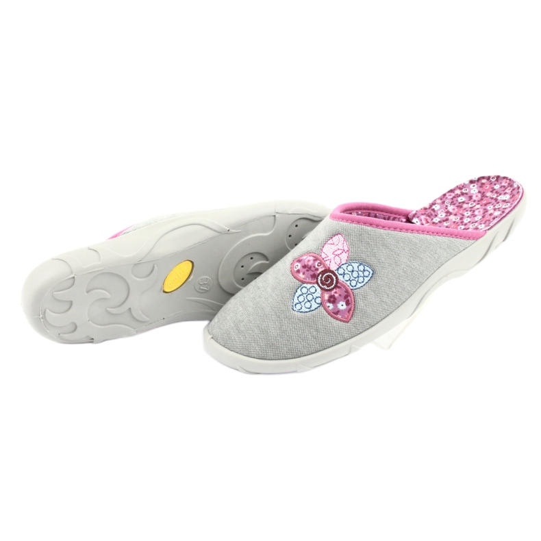 Befadon väriset naisten kengät 235D155 harmaa 5