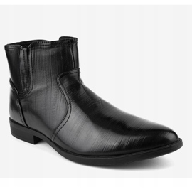 Mustat eristetyt kengät HL1005-2 1