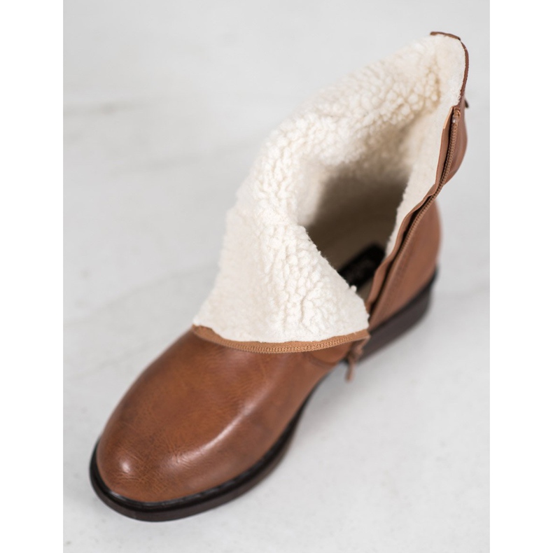 Super Me Lämpimät cowboy -saappaat ruskea 1