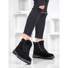 SHELOVET Trappers Glitterillä musta 1