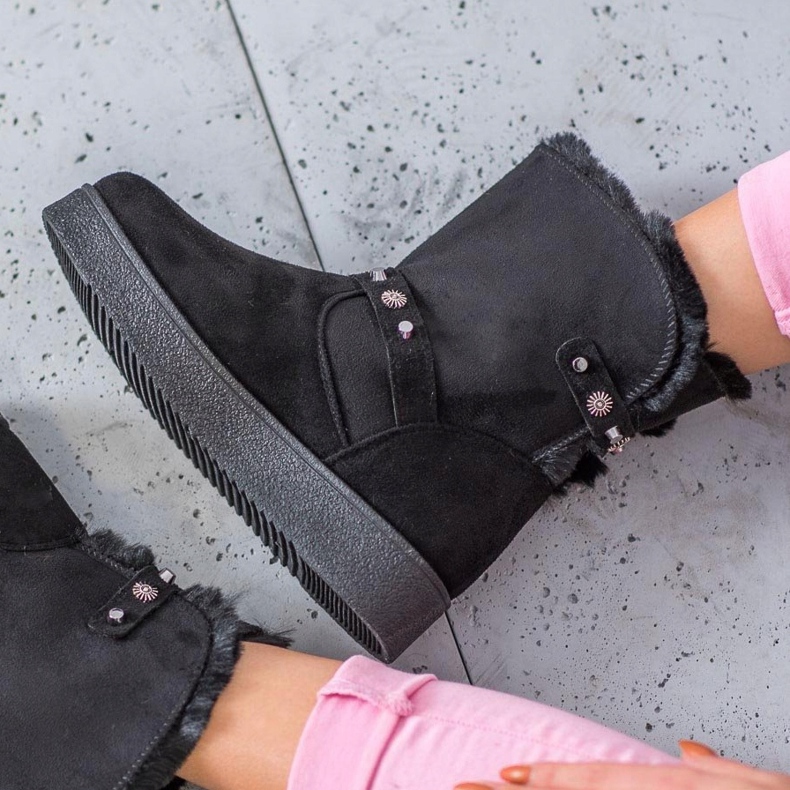 SHELOVET Mukluki suihkukoneilla musta 2