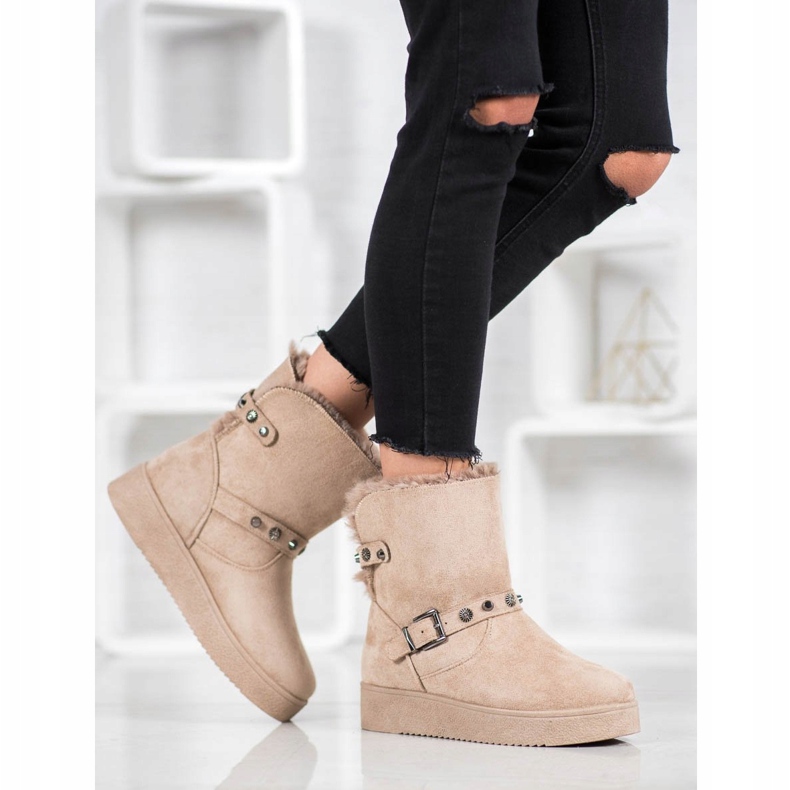 SHELOVET Mukluki suihkukoneilla ruskea 2