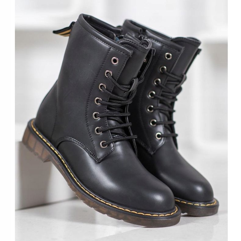 SHELOVET Muodikkaat ankkurit Eco -nahalla musta 2