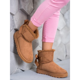 SHELOVET Lämmin Mukluki jousella ruskea 2