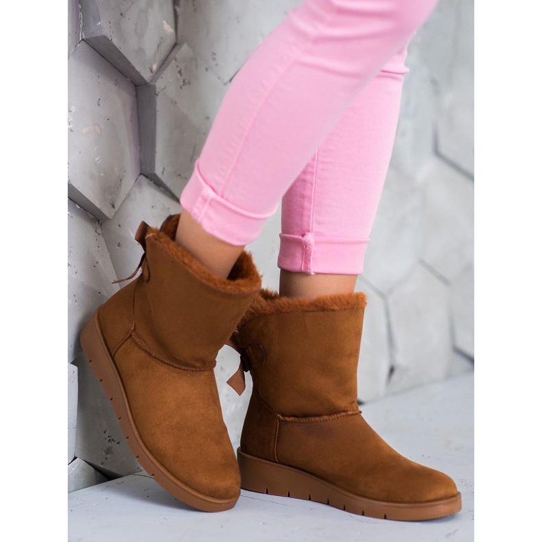 SHELOVET Kameli Mukluki lavalla ruskea 1