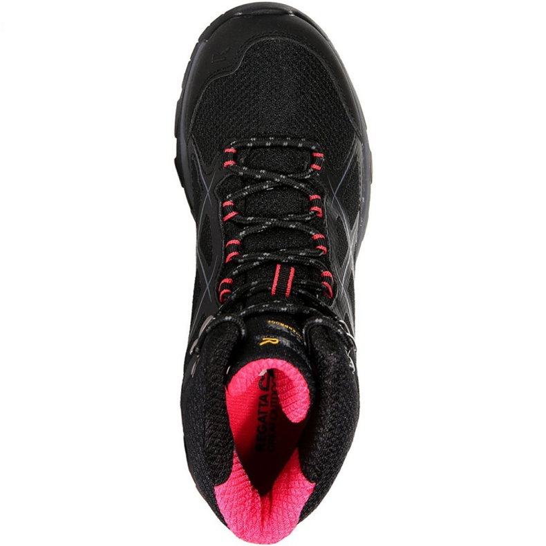 Regatta Wms Kota Mid W RWF490 7HQ Kengät musta vaaleanpunainen 1