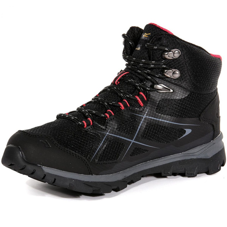 Regatta Wms Kota Mid W RWF490 7HQ Kengät musta vaaleanpunainen 2