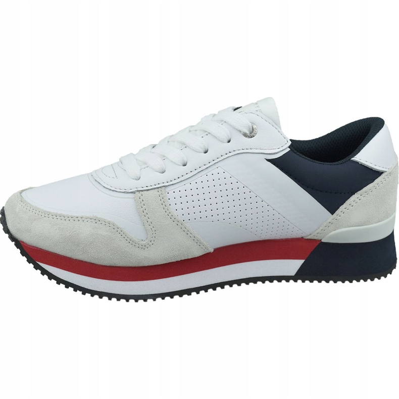 Tommy Hilfiger Active City Sneaker W FW0FW04304 020 kengät valkoinen punainen laivastonsininen 1