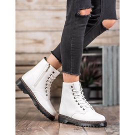 SHELOVET Valkoiset työntekijät Eco -nahkaa valkoinen 1