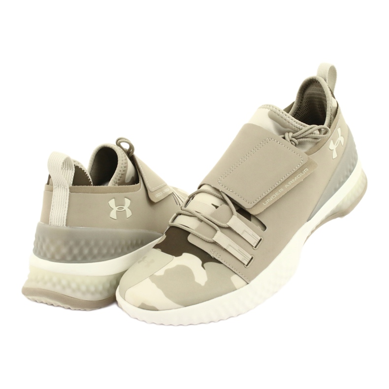 Under Armour Architech 3Di Valor M 3000 368-200 -harjoituskengät ruskea vihreä 4