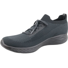Skechers You Shine Tennarit W 14957-BKGY harmaa 1