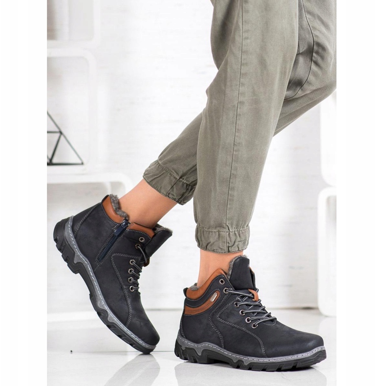 Lämpimät MCKEYLOR -kengät tummansininen 2