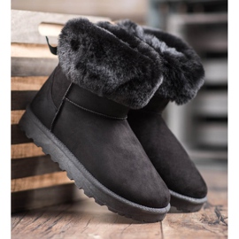 SHELOVET Mukluki turkisten kanssa musta 2