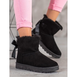 SHELOVET Lämmin Mukluki jousella musta 2