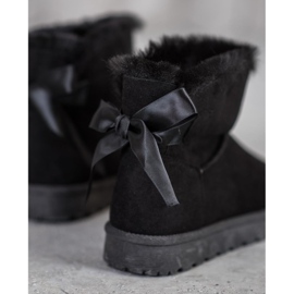 SHELOVET Lämmin Mukluki jousella musta 1