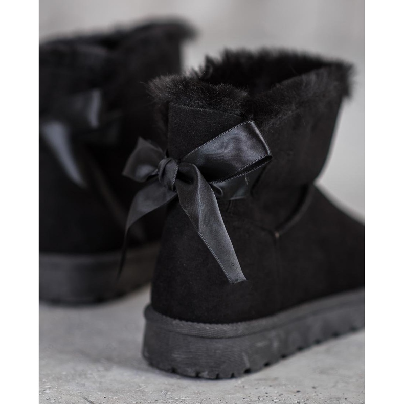 SHELOVET Lämmin Mukluki jousella musta 1