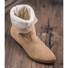 Seastar Liukuvat cowboy-saappaat, joissa on kuvio ruskea 1