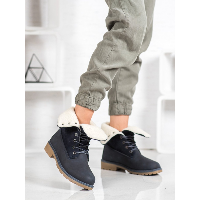 Super Me Nauhalliset saappaat sininen 2