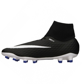 Nike Hypervenom Phelon 3 Df Fg M 917764-002 jalkapallokengät musta musta 1