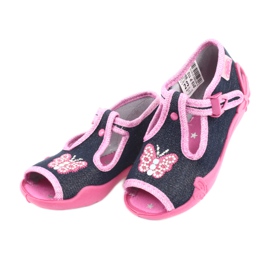 Befado lasten kengät 213P112 vaaleanpunainen harmaa monivärinen 3