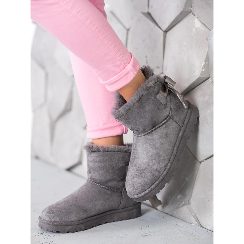 SHELOVET Lämmin Mukluki jousella harmaa 1