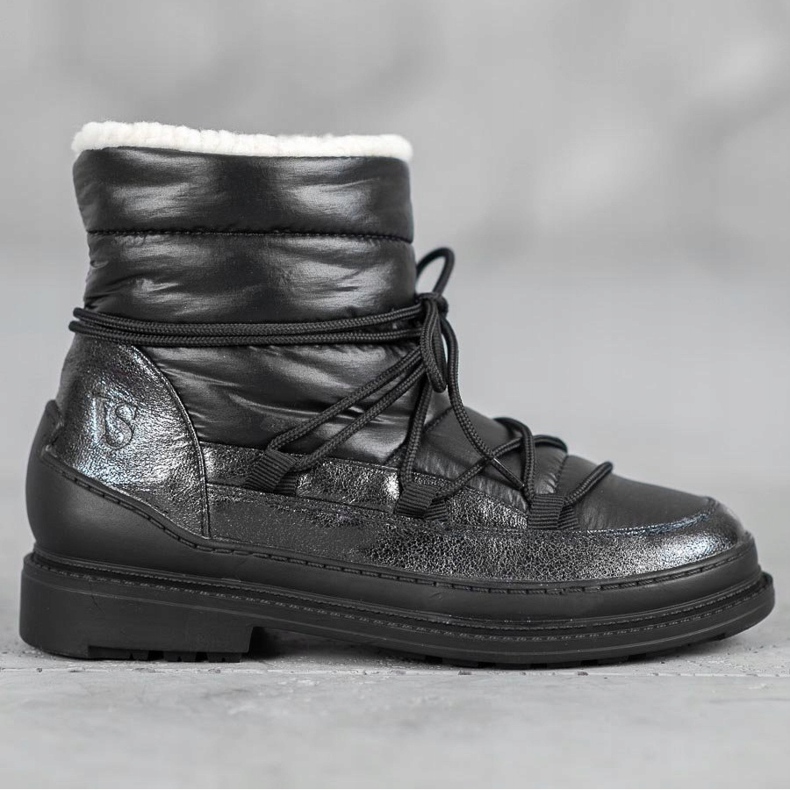 Vices Tekstiiliset lumisaappaat musta 1