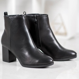 Weide Mukavat saappaat pylväässä musta 2