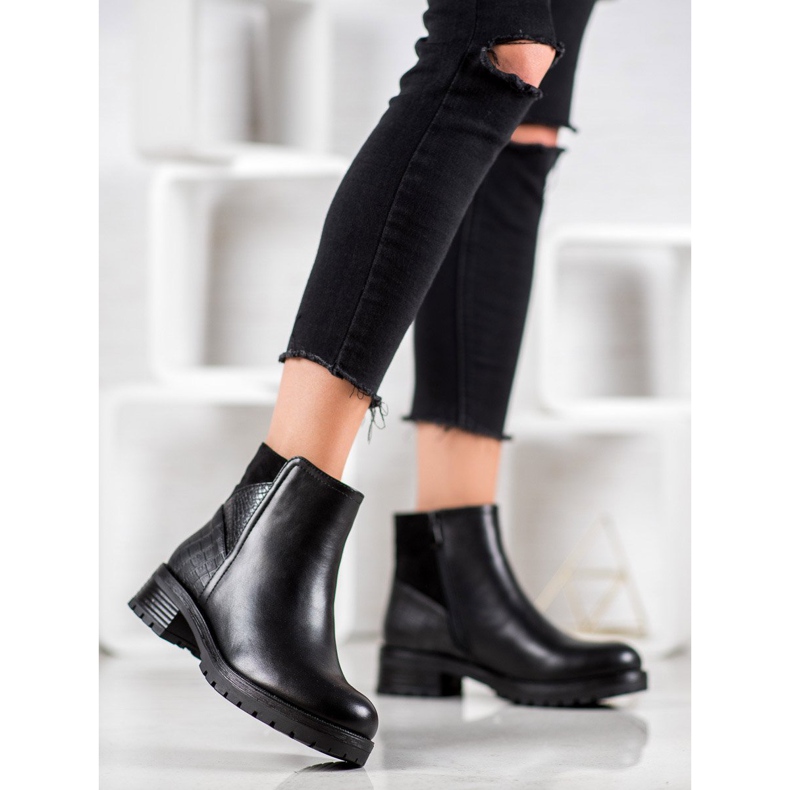 Bestelle Klassiset työntekijät alustalla musta 2