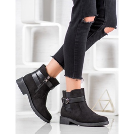 SHELOVET Mokkanahkaiset solki musta 1