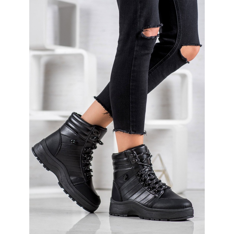 SHELOVET Lämpimät lenkkarit musta 1