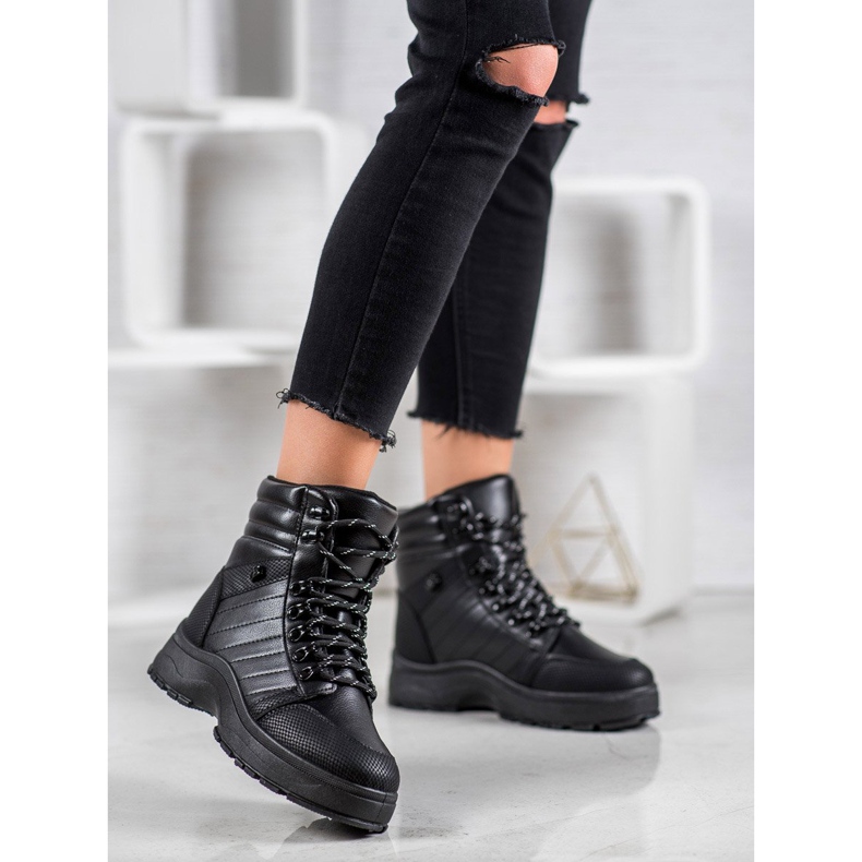 SHELOVET Lämpimät lenkkarit musta 2