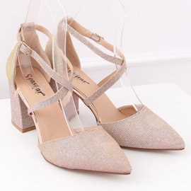 Pumput pylväässä NC951 Champagne vaaleanpunainen 1