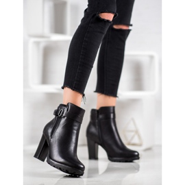 Super Mode Tyylikkäät saappaat pylväässä musta 1