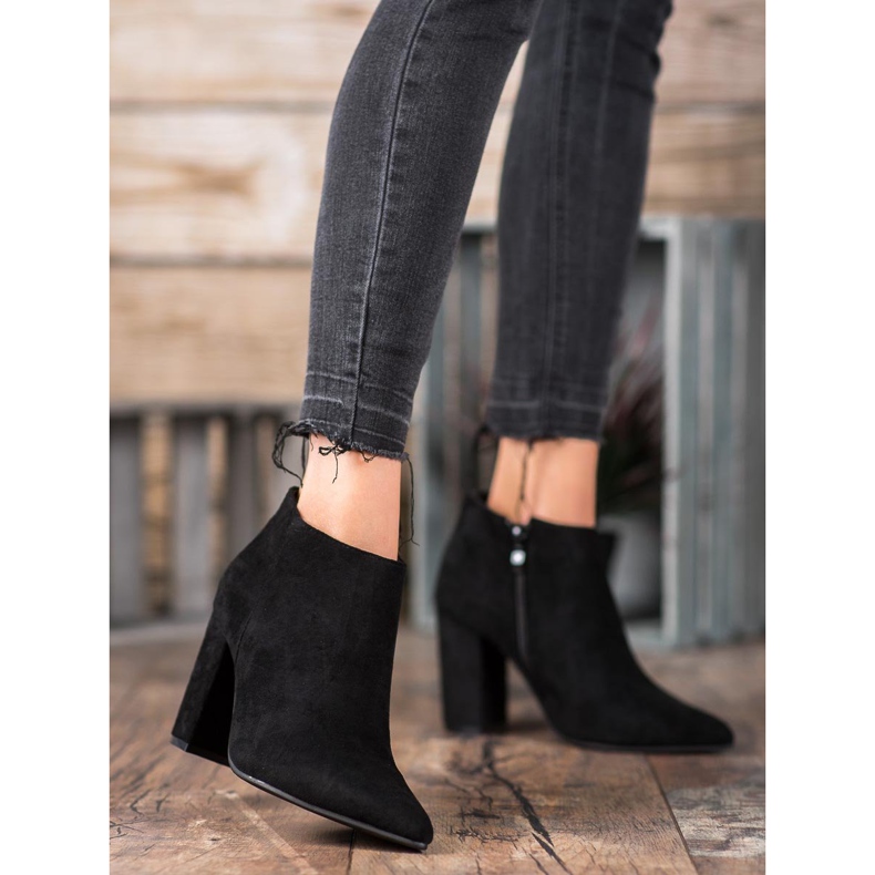 Marquiz Seksikkäät saappaat vetoketjulla musta 2