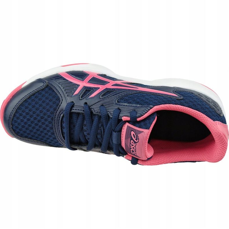 Asics Upcourt 3 W 1072A012-407 lentopallokengät keltainen tummansininen 2