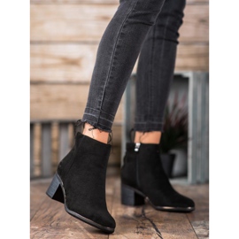 Super Me Lämpimät saappaat korkokengissä musta 2