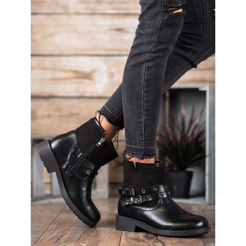 SHELOVET Mukavat työntekijät soljella musta 1