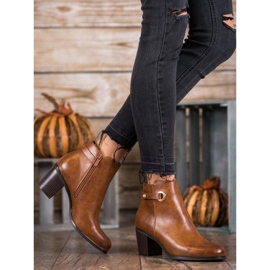 Ideal Shoes Klassiset Eco-nahkakengät ruskea 1