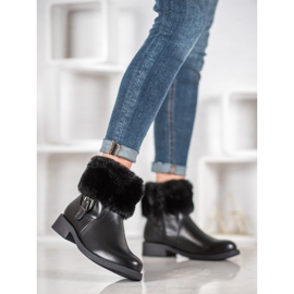 SHELOVET Työntekijät turkiksella musta 2