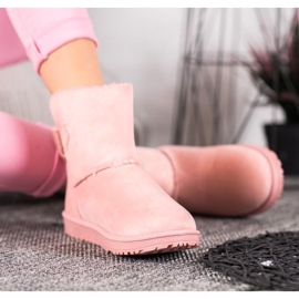 SHELOVET Jauhe Mukluki jousella vaaleanpunainen 1