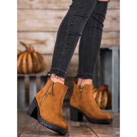 SHELOVET Mukavat saappaat lavalla ruskea 1