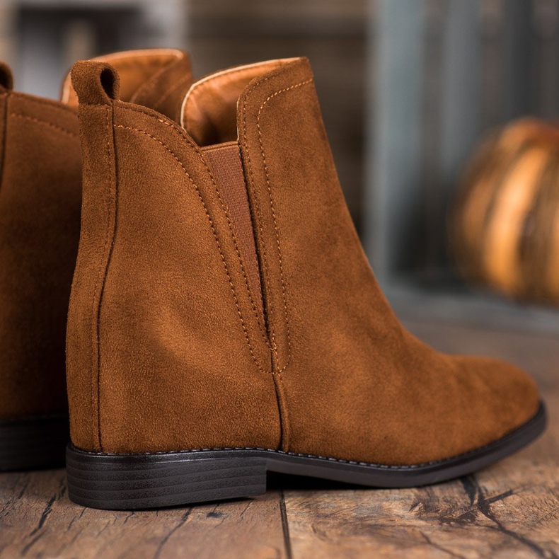 SHELOVET Mukavat cowboy -saappaat ruskea 1