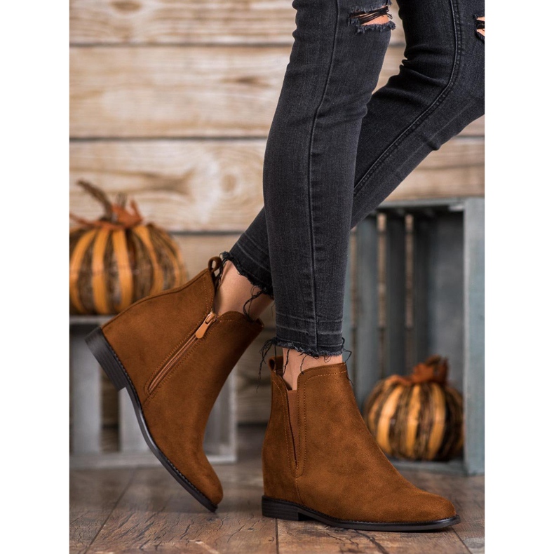 SHELOVET Mukavat cowboy -saappaat ruskea 2