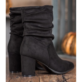 Super Mode Liukuvat korkokengät nilkkurit musta 1