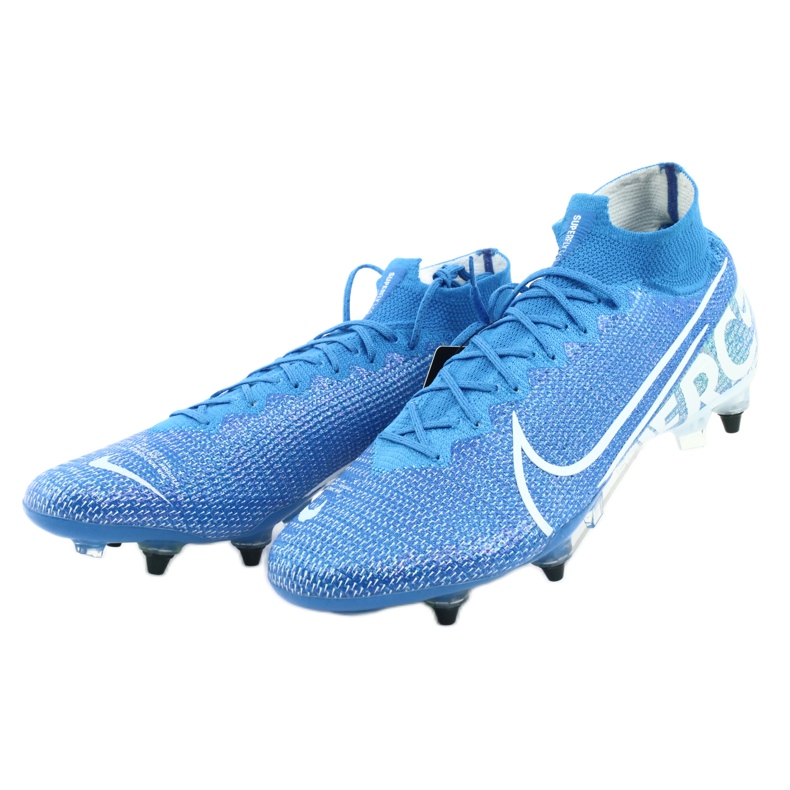 Nike Mercurial Superfly 7 Elite SG-Pro Ac M AT7894-414 jalkapallokengät sininen 3
