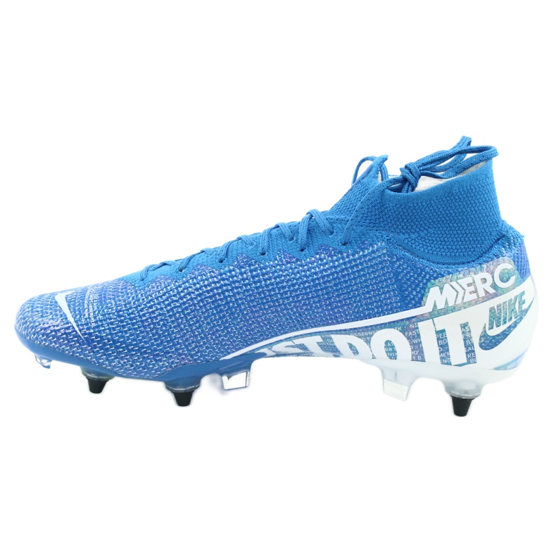 Nike Mercurial Superfly 7 Elite SG-Pro Ac M AT7894-414 jalkapallokengät sininen 2