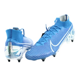 Nike Mercurial Superfly 7 Elite SG-Pro Ac M AT7894-414 jalkapallokengät sininen 4